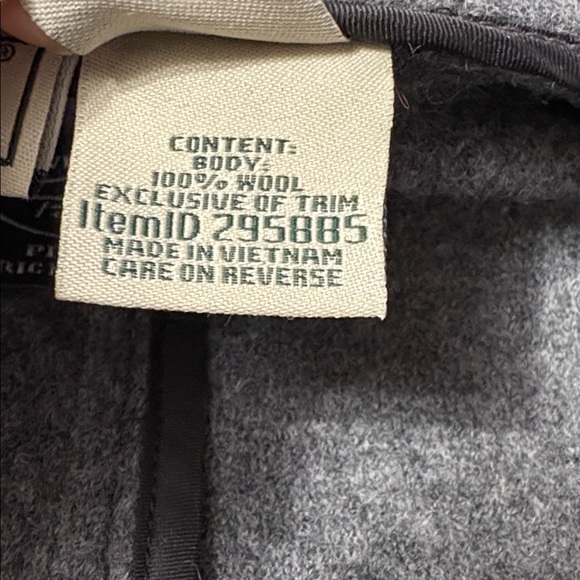 L.L. Bean Gray Bellandi Italian Wool Women's Coat - Picture 10 of 14